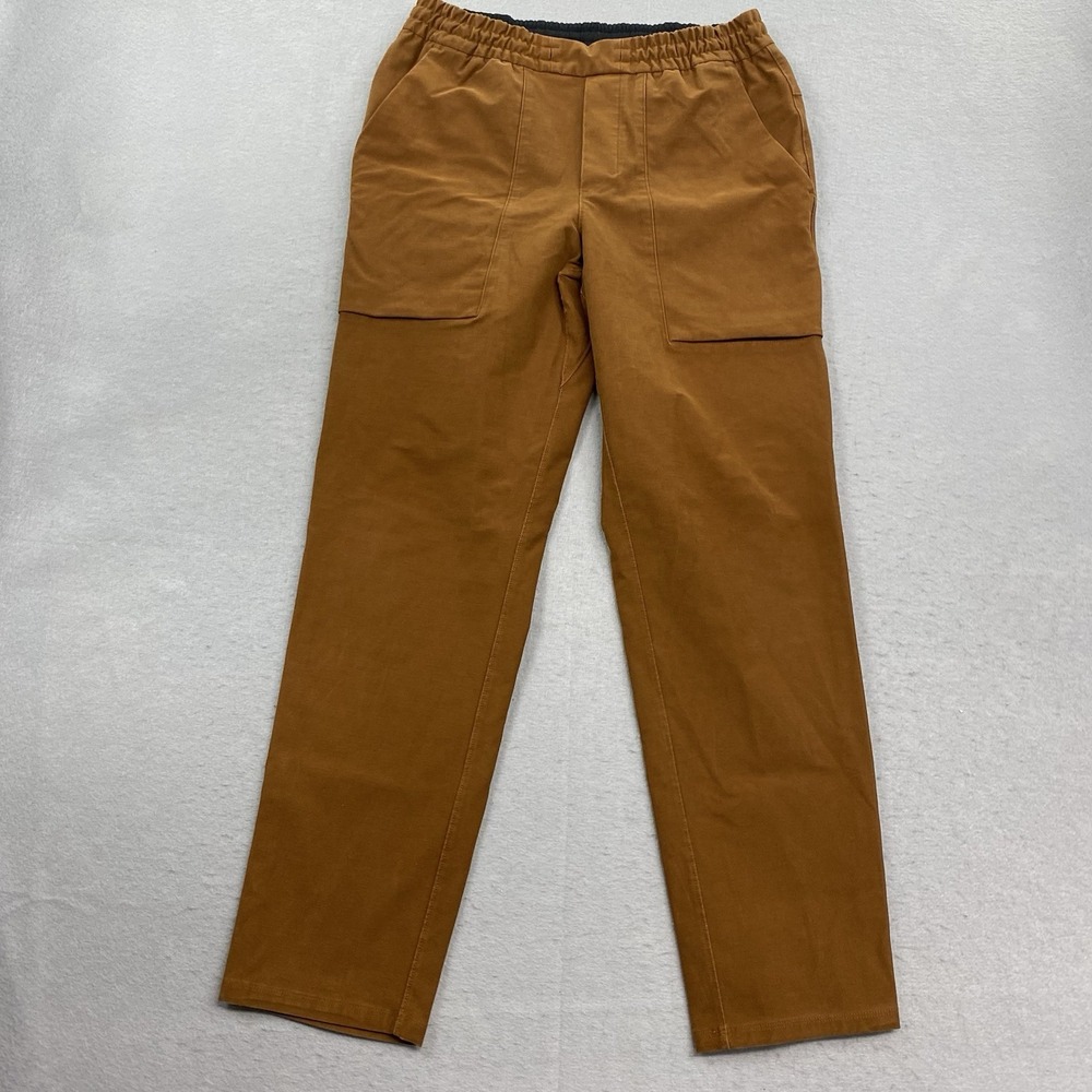 Lululemon Bowline Pants Mens Medium Brown Utilitech Classic Tapered